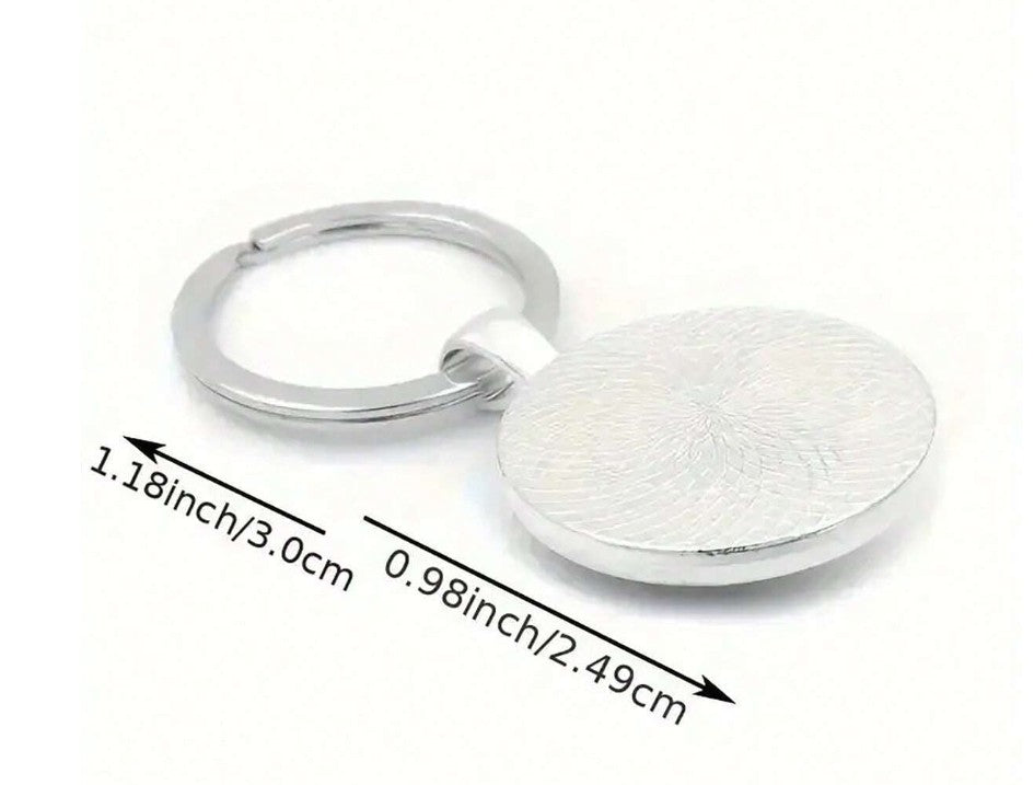 Minimalist circular sisters pendant with engraved heartfelt quote, silver tone charm on delicate chain – sentimental jewelry gift for sisters.