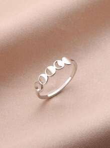 Moon Phase Stainless Steel Ring
